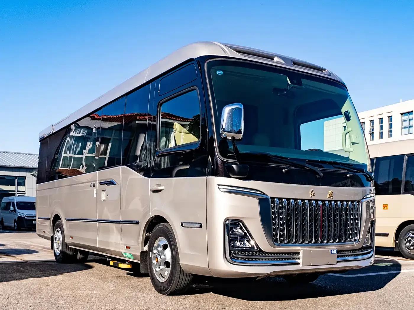 Hongqi Golden Sunflower Guoyue 2024 3.0T Flagship Edition 17-seater — миниатюра 2