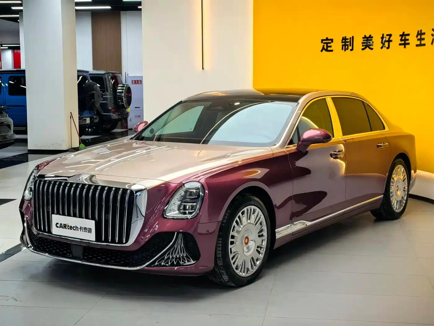 Hongqi Golden Sunflower Elegant 2024 Model 4.0T V8 — миниатюра 1