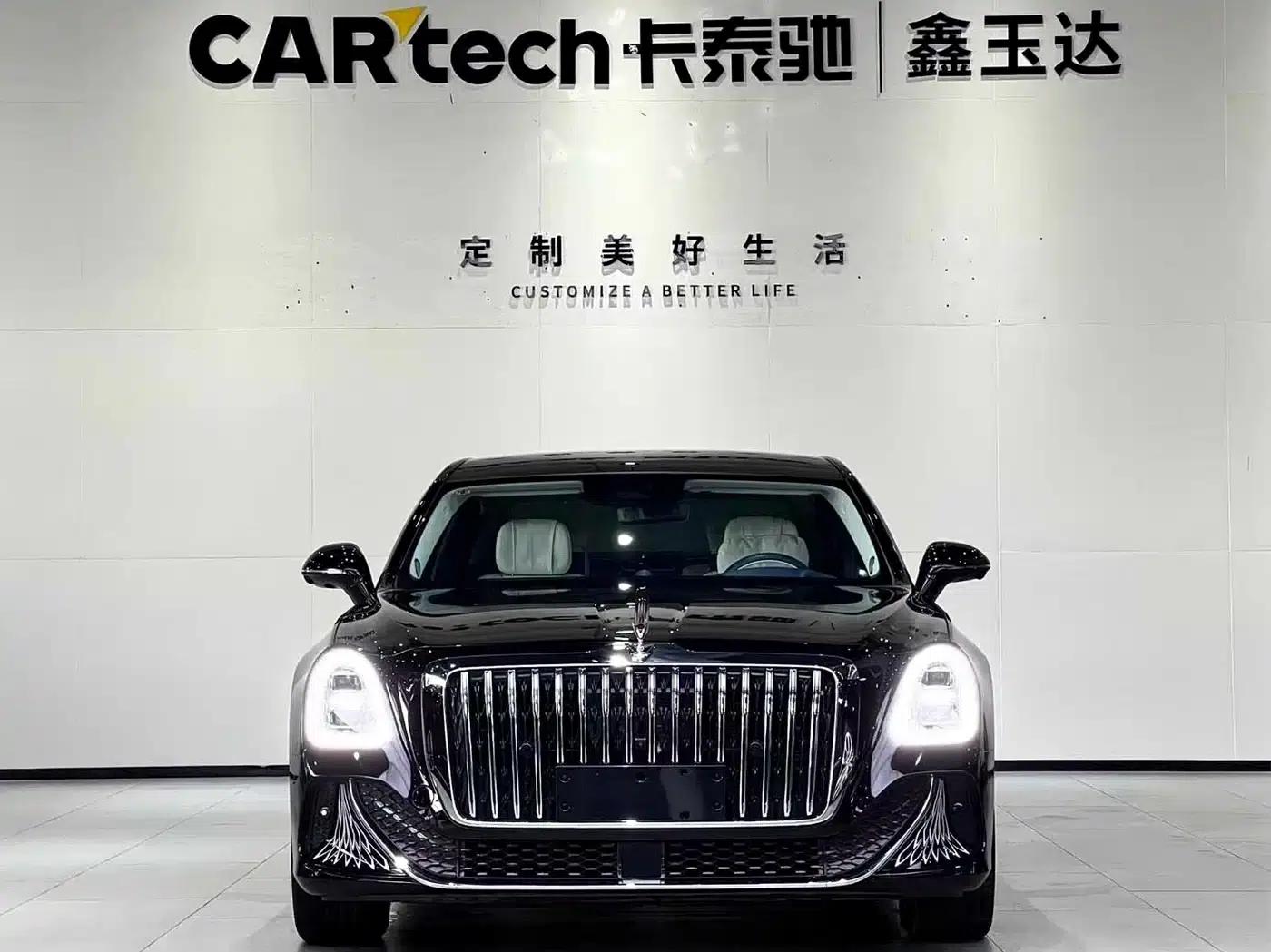 Hongqi Golden Sunflower Elegant 2024 Model 4.0T V8 — миниатюра 2