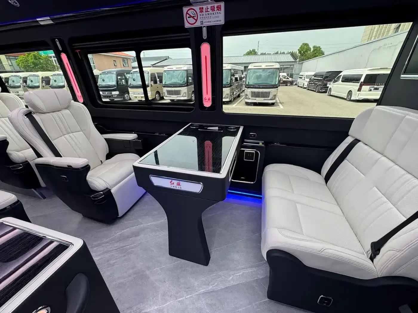 Hongqi Golden Sunflower Guoyue 2024 3.0T Flagship Edition 17-seater — миниатюра 30