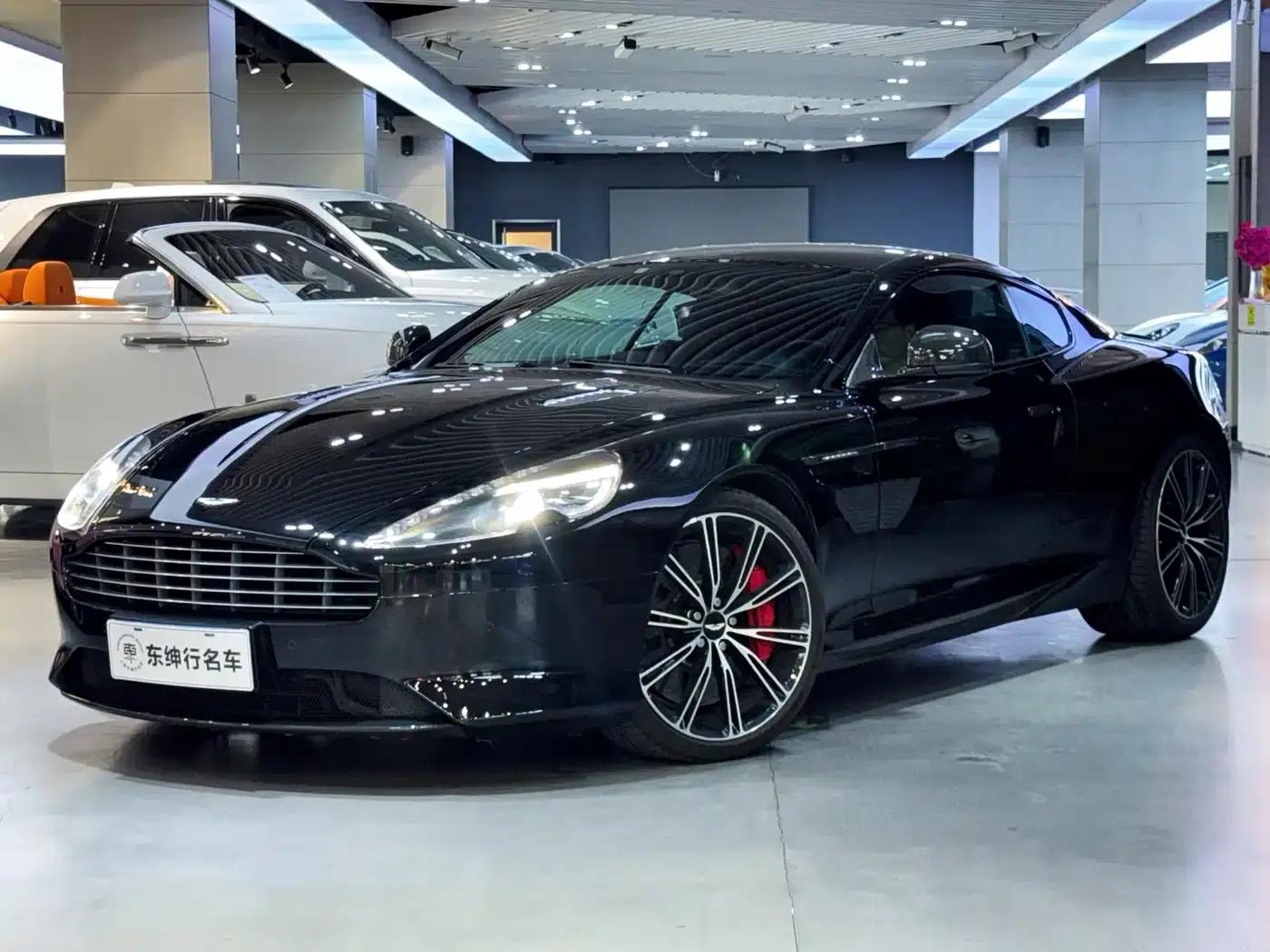 Aston Martin DB9 2014 6.0L Carbon Black Coupe — миниатюра 1