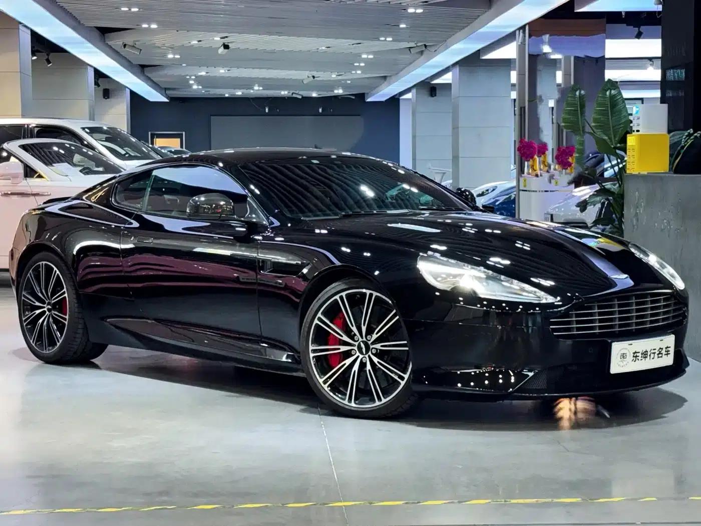 Aston Martin DB9 2014 6.0L Carbon Black Coupe — миниатюра 3