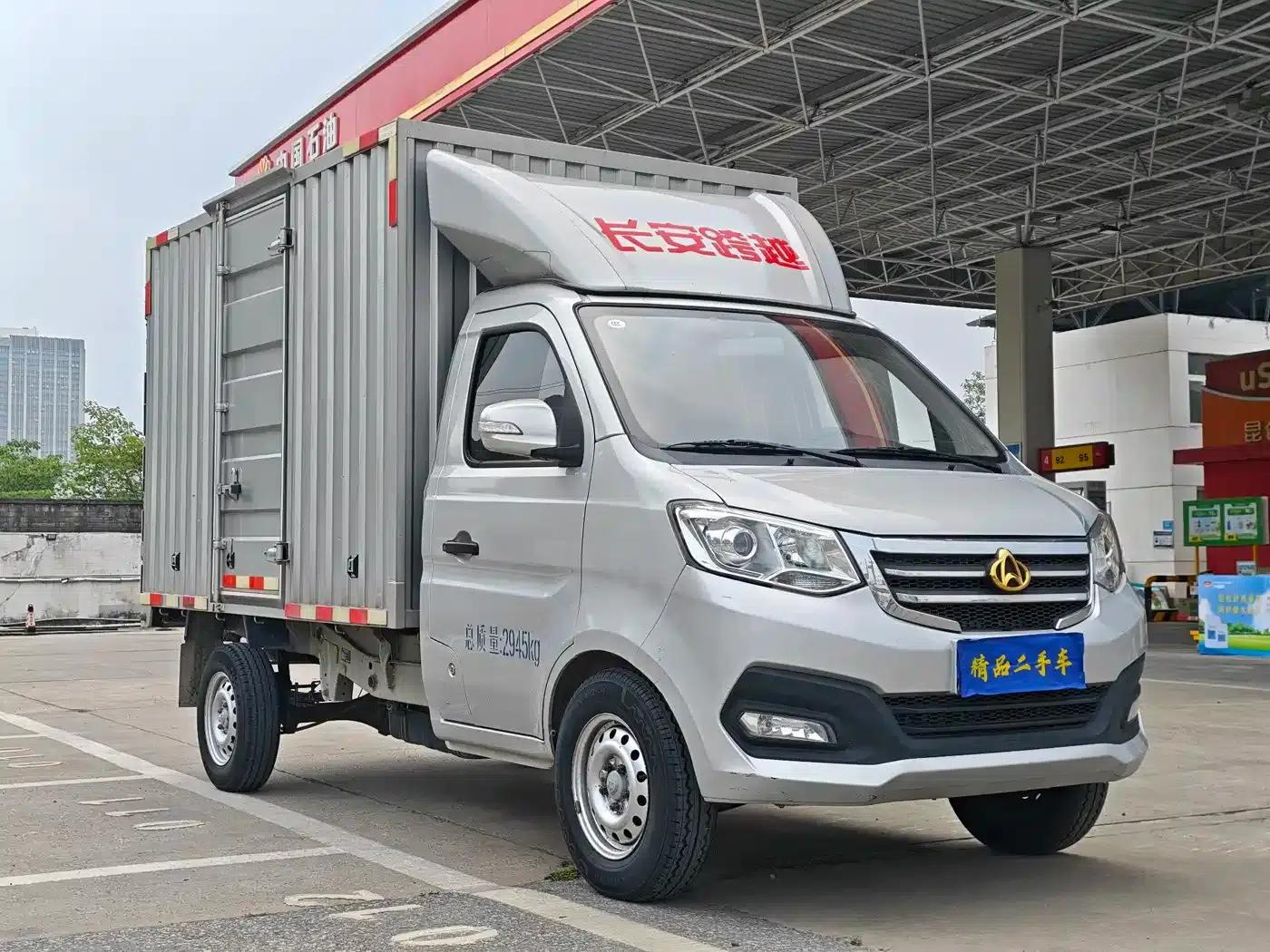 New Leopard T3 2022 1.2L Comfort Cargo Truck, Single Cab, Single Rear Wheel, Side Panel, 3080mm, Wheelbase 2.82m, LJ469Q-AEB — миниатюра 3