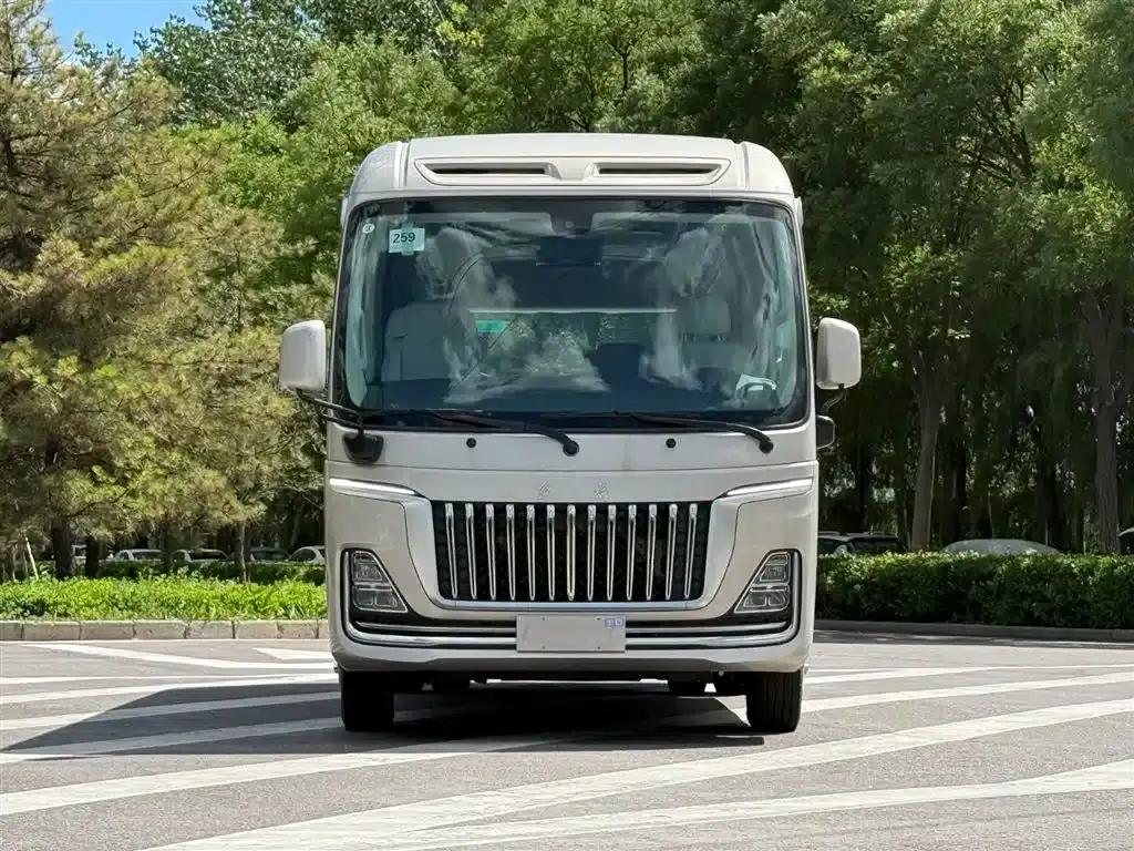 Hongqi Golden Sunflower Guoyue 2024 3.0T Luxury Edition 17-seater — миниатюра 2