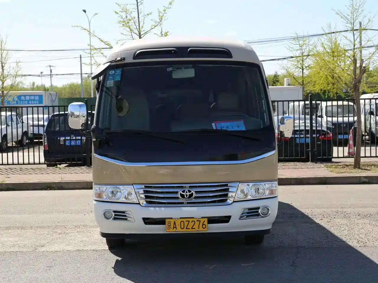 2019 Toyota Coaster 4.0L Luxury SUV GRB53L-ZEMNK 23-seat model with armrest 9GR — миниатюра 2