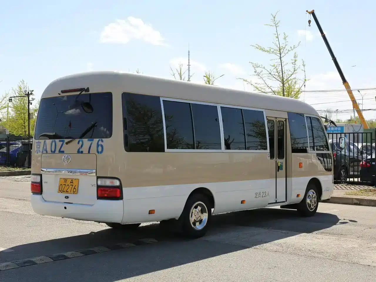 2019 Toyota Coaster 4.0L Luxury SUV GRB53L-ZEMNK 23-seat model with armrest 9GR — миниатюра 8