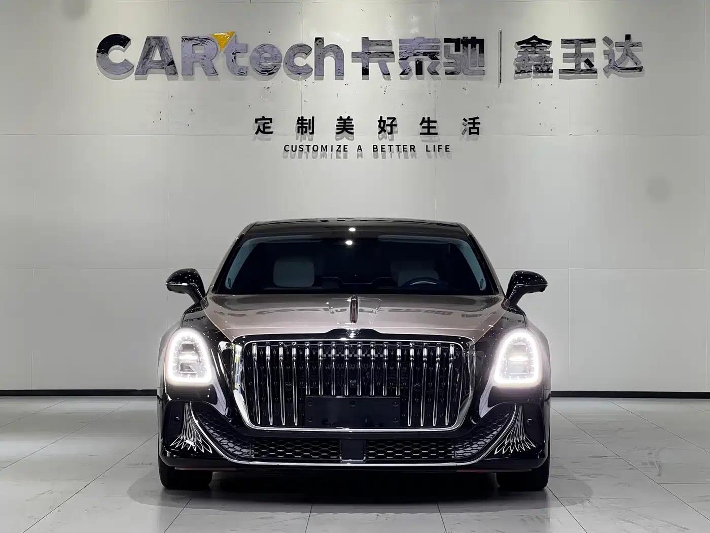 Hongqi Golden Sunflower Elegant 2024 Model 4.0T V8 — миниатюра 2