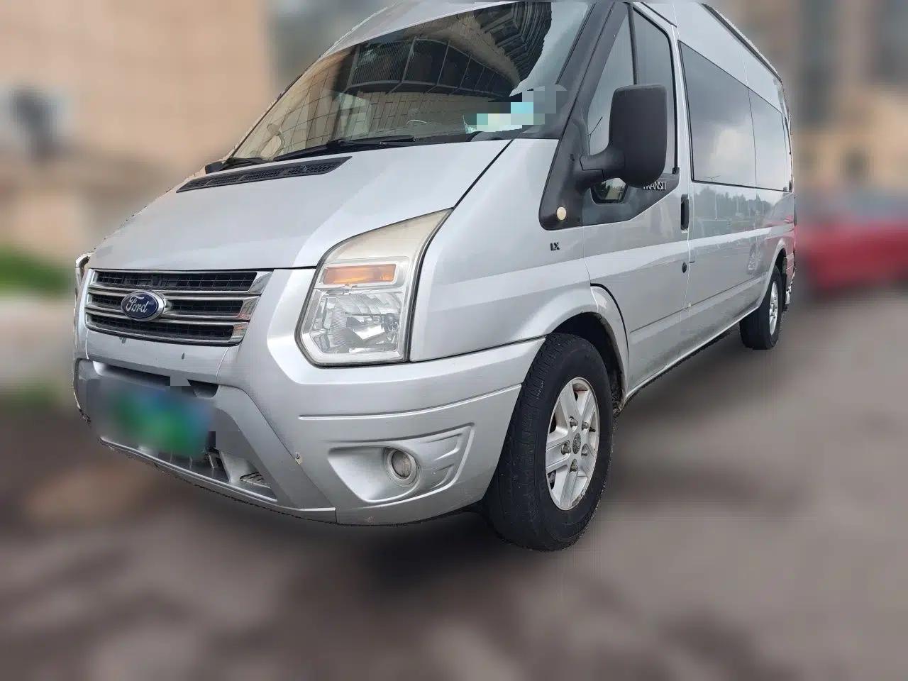 Ford Transit Custom 2013 2.4T Diesel Economical Long-Wheelbase Mid-Roof China IV Standard — миниатюра 1