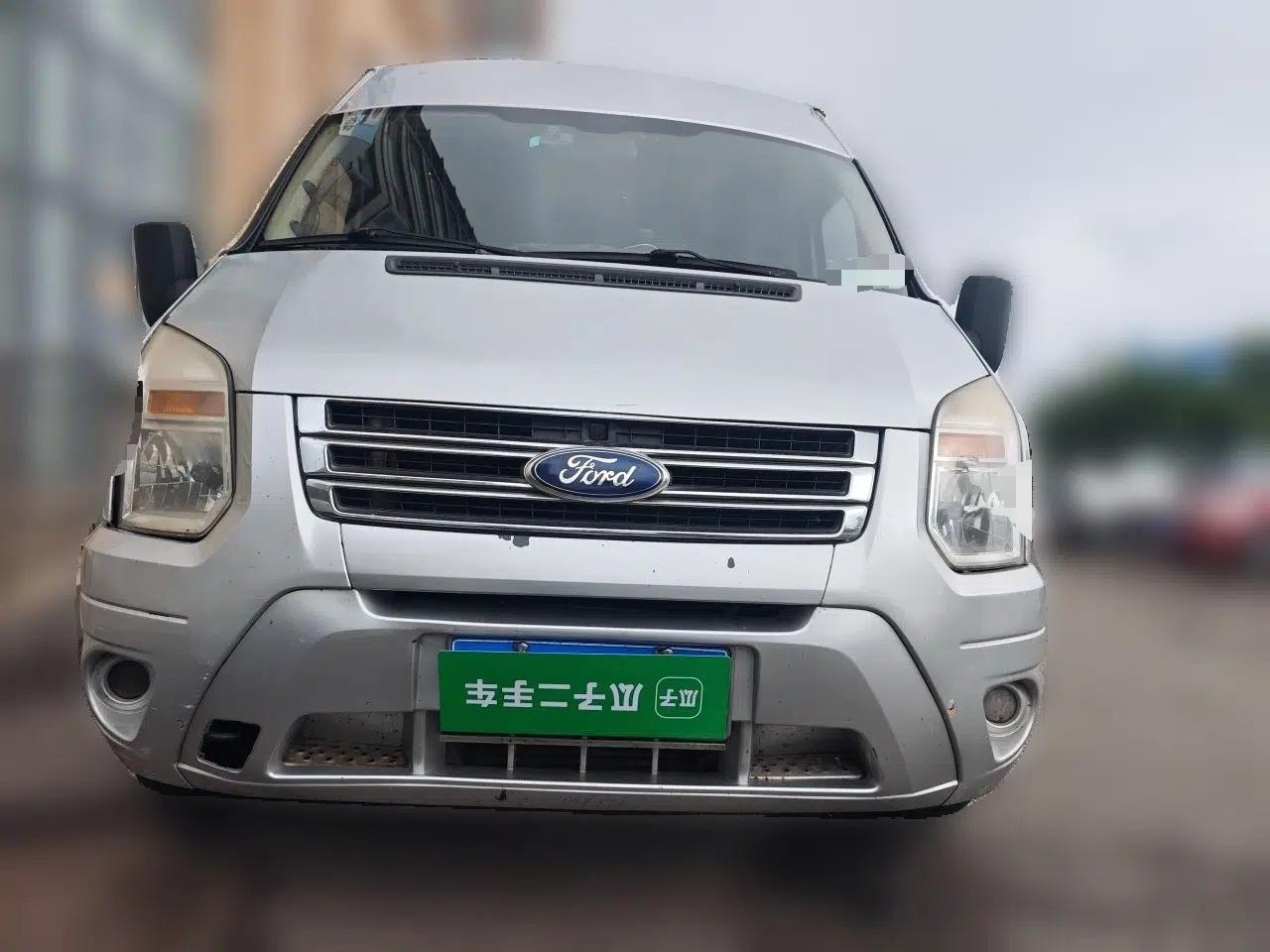 Ford Transit Custom 2013 2.4T Diesel Economical Long-Wheelbase Mid-Roof China IV Standard — миниатюра 2