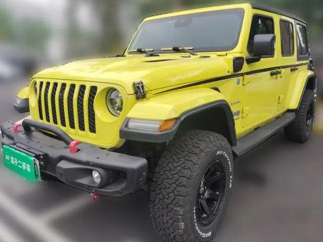 Jeep Wrangler New Energy 2022 Four-Door 2.0T 4xe Sahara Fluorescent Yellow Limited Edition