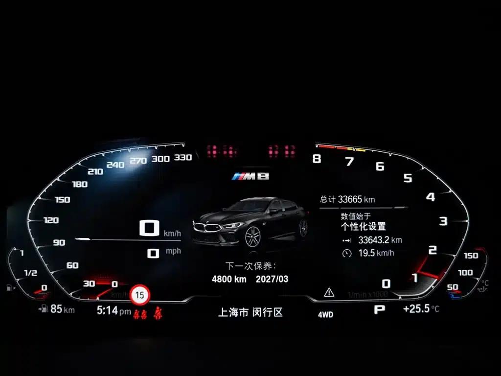 2020 BMW M8 Competition — миниатюра 11