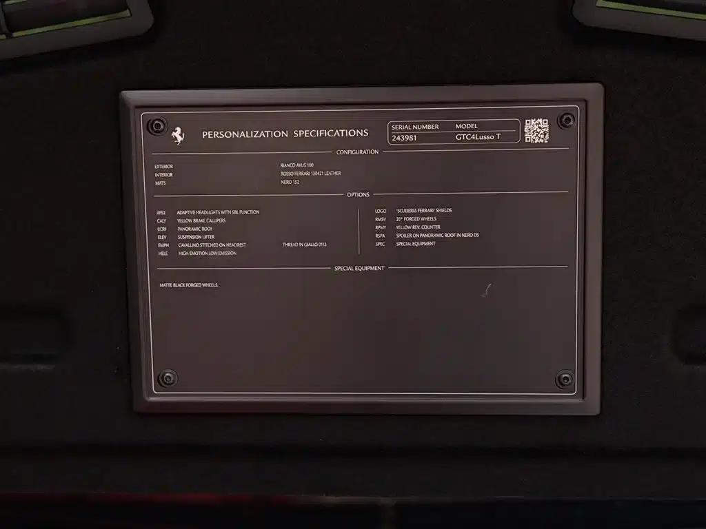 2017 GTC4Lusso 3.9T V8 — миниатюра 23