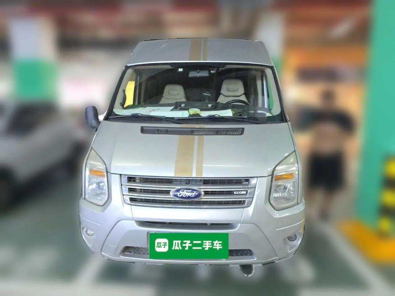 Ford Transit Custom 2013 2.4T Diesel Econo-Logistics Vehicle Short Wheelbase Mid-Roof China IV Standard — миниатюра 2