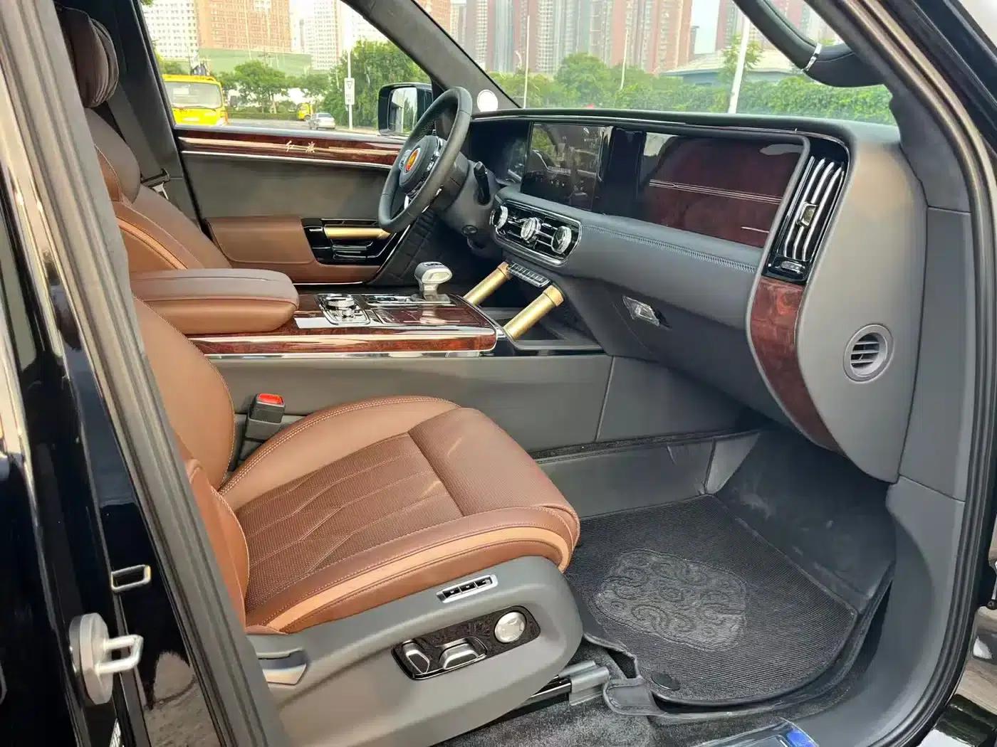 Hongqi Golden Sunflower National Glory 2022 4.0T Premium Flagship Edition 4-seater — миниатюра 34
