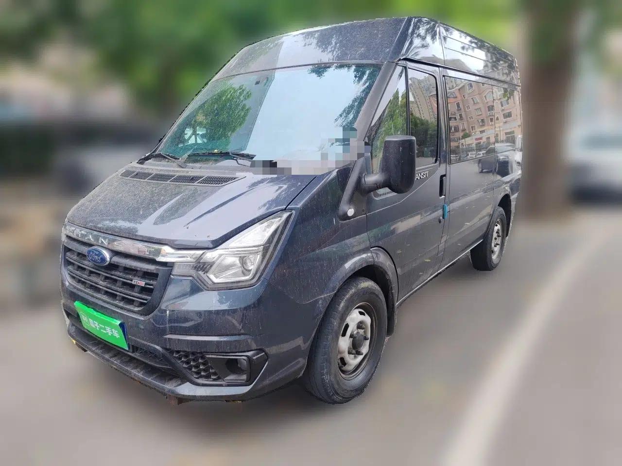 Ford Transit Custom 2021 2.2T Automatic Logistics Vehicle Pro Short Wheelbase 6-Seater Mid-Roof China VI Standard — миниатюра 1