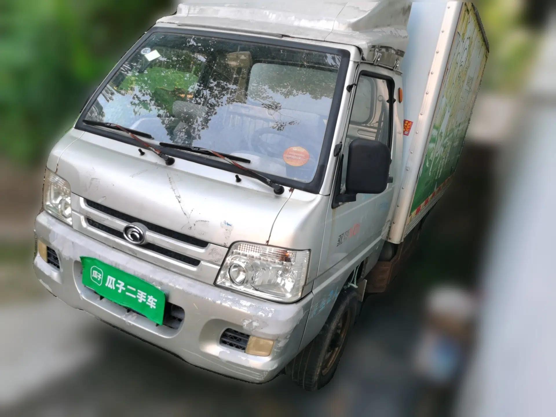 Foton Xiangling M Foton gasoline-CNG manual two-seat box truck — миниатюра 1