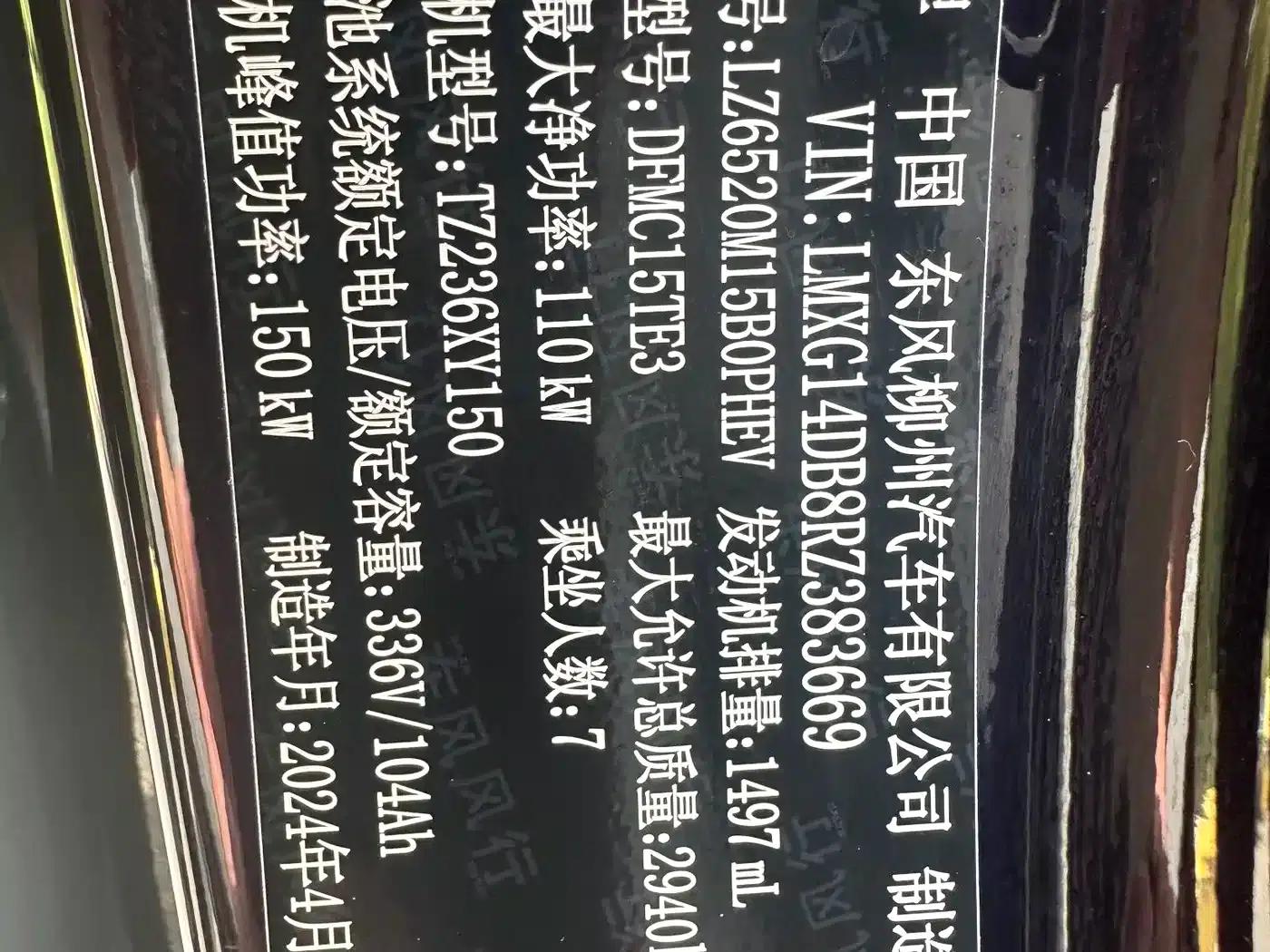 Xinghai V9 2024 1.5TD 200km Qingyun Ladder Series Premium Model — миниатюра 19