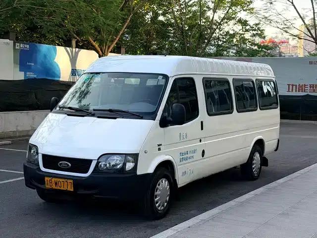 Classic Ford Transit 2016 Model 2.8T Extended Wheelbase 17 Seats High Roof Dual Rear Tires Ice White JX493ZLQ4