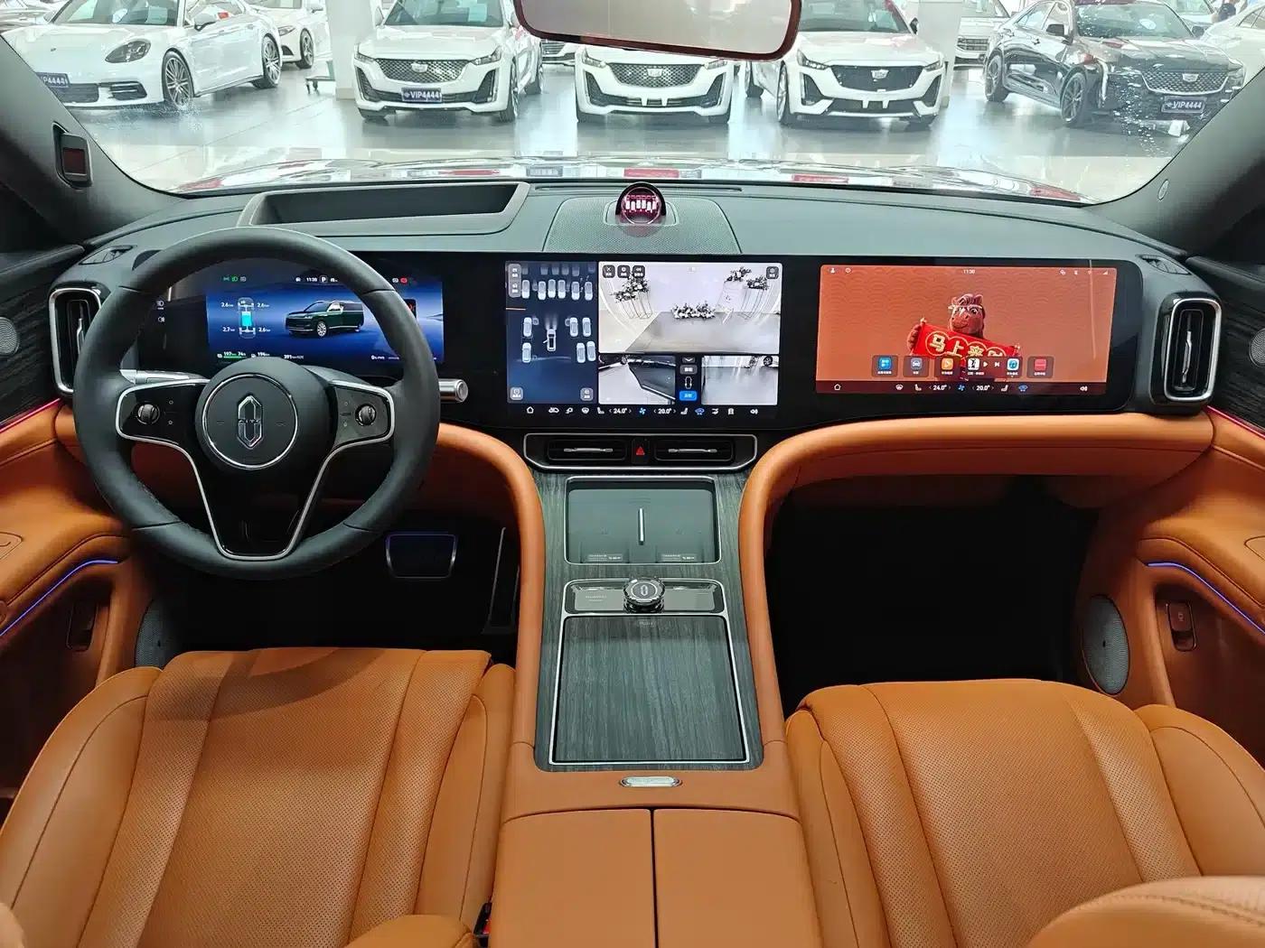 Wenjie M9 2025 Extended Range Ultra Edition 52kWh 5-Seat Version (896-line LiDAR) — миниатюра 11