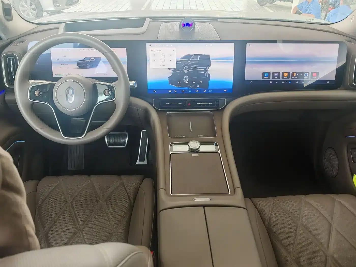 Wenjie M9 2025 Ultra Extended Range Edition 52kWh 6-Seat Version (192-line LiDAR) — миниатюра 9