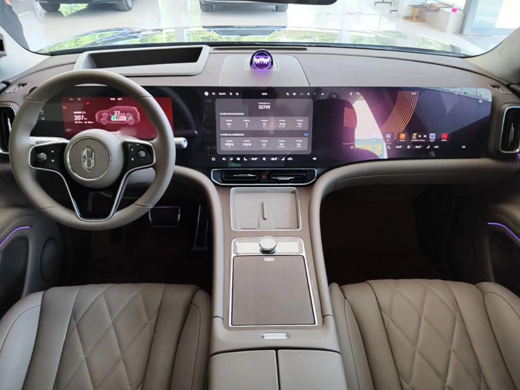 Hima AITO M9 2024 Range-Extended Ultra Version 52 kWh 6-Seater Model — миниатюра 22