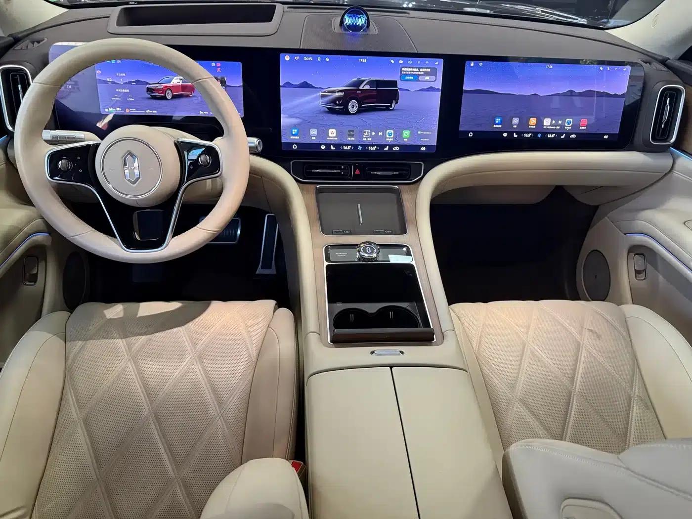 Wenjie M9 2025 Ultra Extended Range Edition (52kWh, 6-seater, 192-line LiDAR) — миниатюра 7