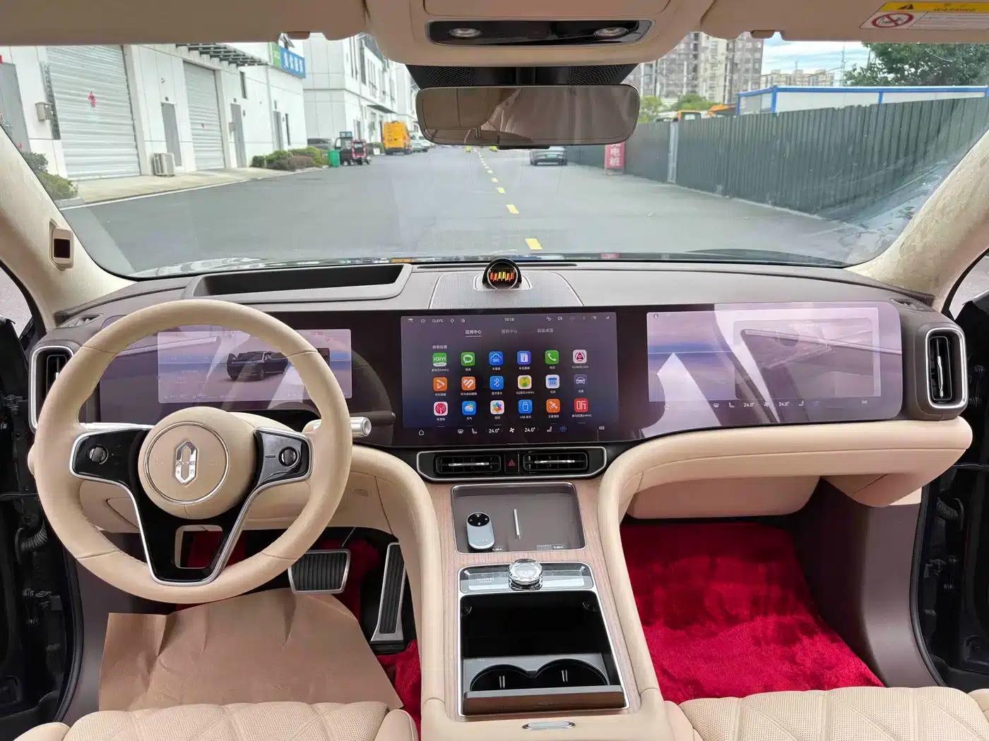 Wenjie M9 2025 Ultra Extended Range Edition 52kWh 6-Seat Version (192-line LiDAR) — миниатюра 17