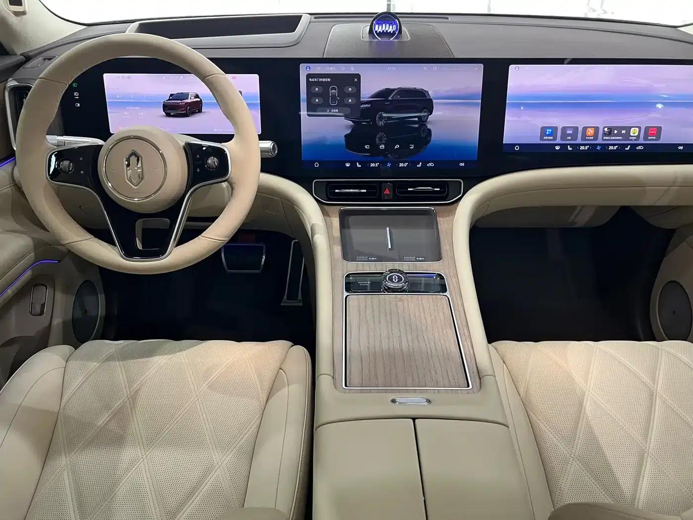 Wenjie M9 2025 Ultra Extended Range Edition 52kWh 6-Seat Version (192-line LiDAR) — миниатюра 13