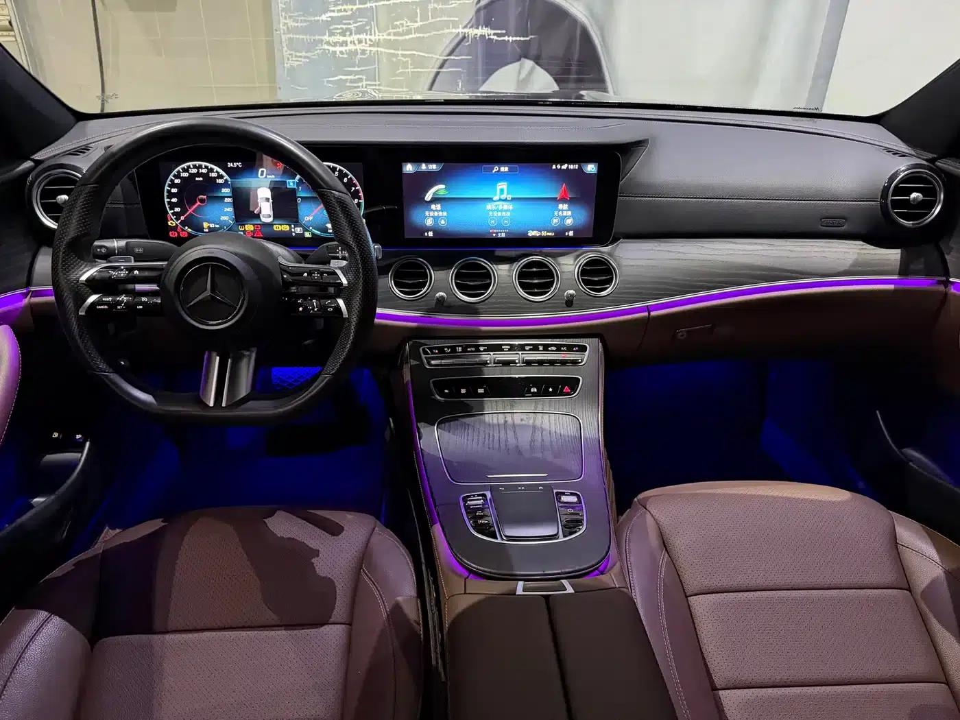 Mercedes-Benz E-Class PHEV 2023 E 350 e L Plug-in Hybrid Sports Sedan — миниатюра 10