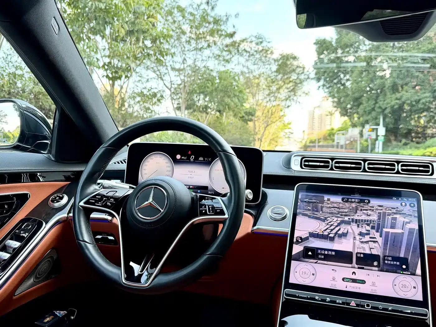 Mercedes-Benz S-Class PHEV 2023 Facelift S 450 e L Plug-in Hybrid Sedan — миниатюра 9