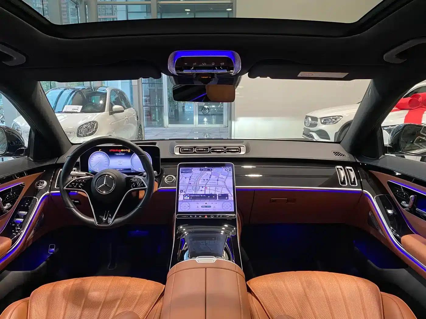 Mercedes-Benz S-Class PHEV 2024 S 450 e L Plug-in Hybrid Sedan — миниатюра 9