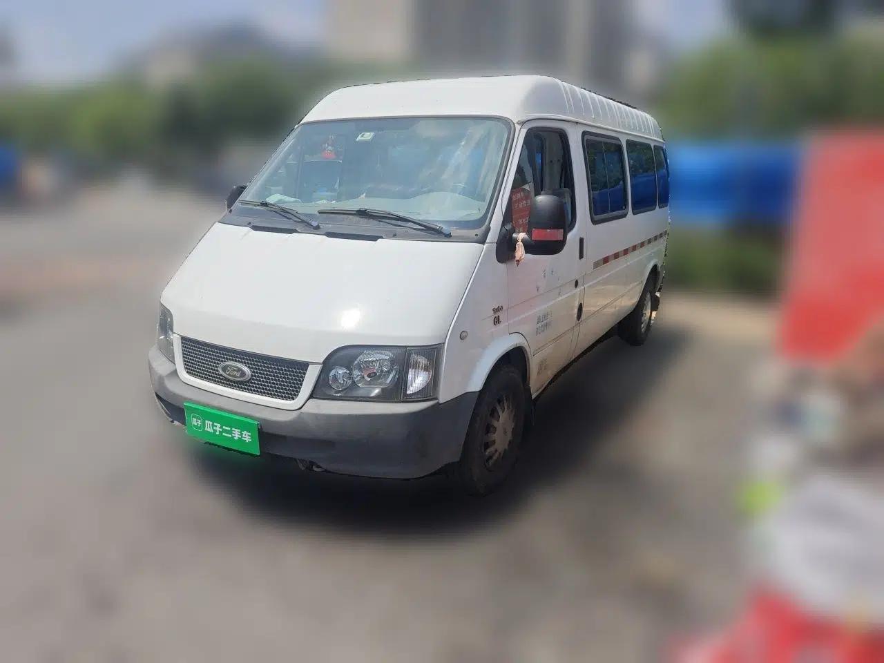 Ford Classic Transit 2013 2.8T Refurbished Diesel Ice-White Logistics Vehicle Long Wheelbase Mid-Roof Model JX493ZLQ4 — миниатюра 1