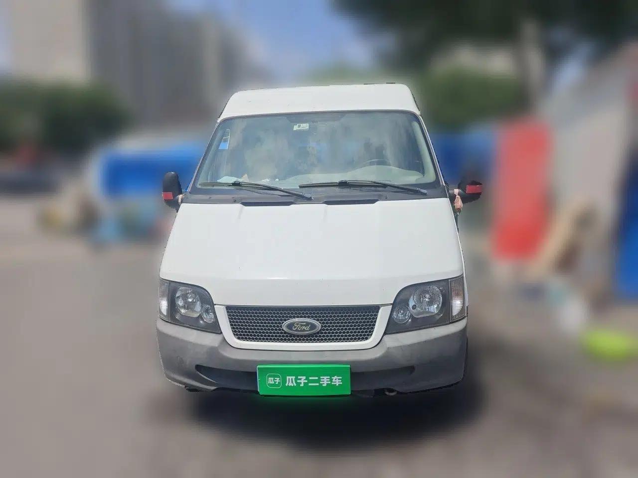 Ford Classic Transit 2013 2.8T Refurbished Diesel Ice-White Logistics Vehicle Long Wheelbase Mid-Roof Model JX493ZLQ4 — миниатюра 2