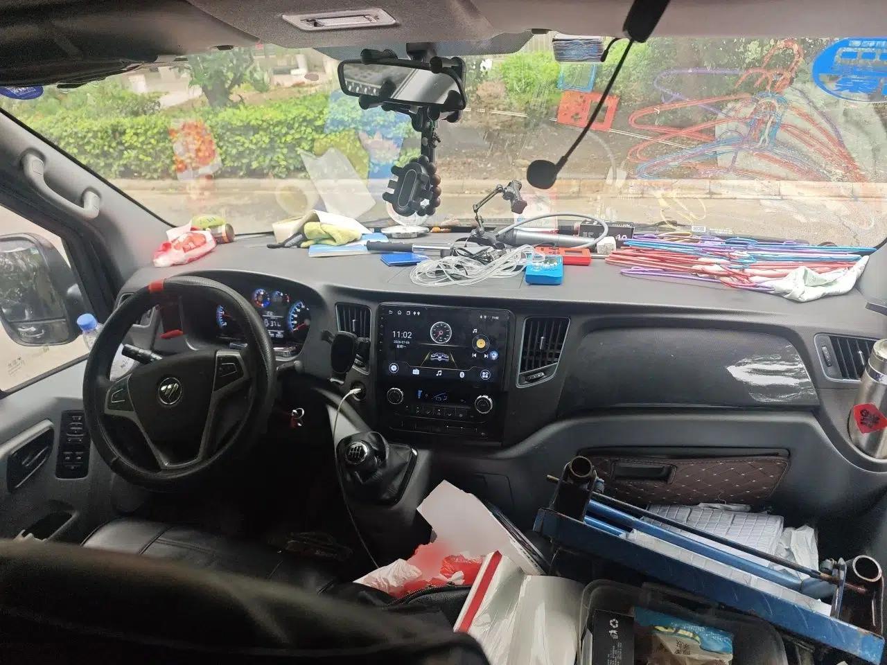 Foton Toano 2023 2.0T Manual Jixiang Long Wheelbase Mid-Top Rear Single Tire 7/9-Seater — миниатюра 9