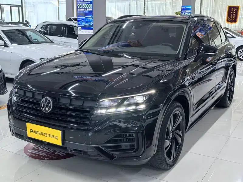 2023 Volkswagen Touareg 3.0TSI R-Line, Obsidian Black Sport Package — миниатюра 1
