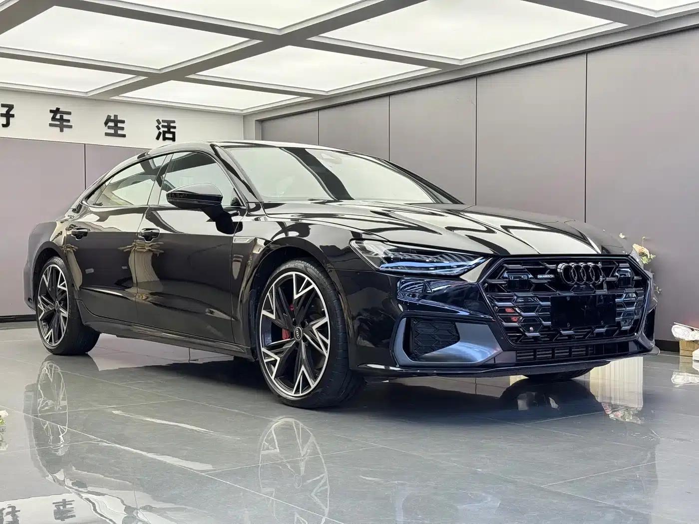 Audi A7L 2024 45 TFSI quattro S-line Black Knight Edition — миниатюра 3