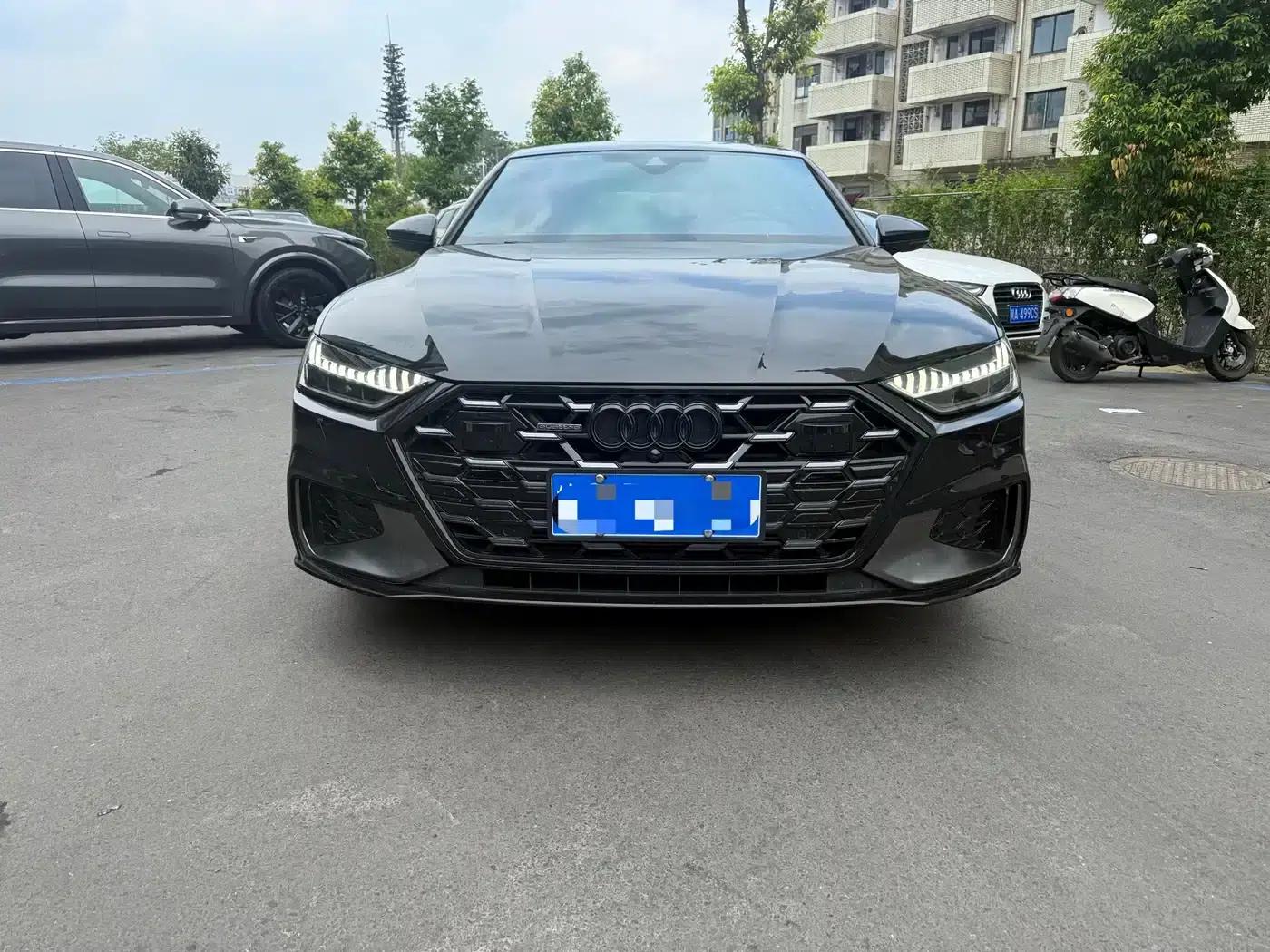 Audi A7L 2024 45 TFSI quattro S-line Black Knight Edition — миниатюра 2