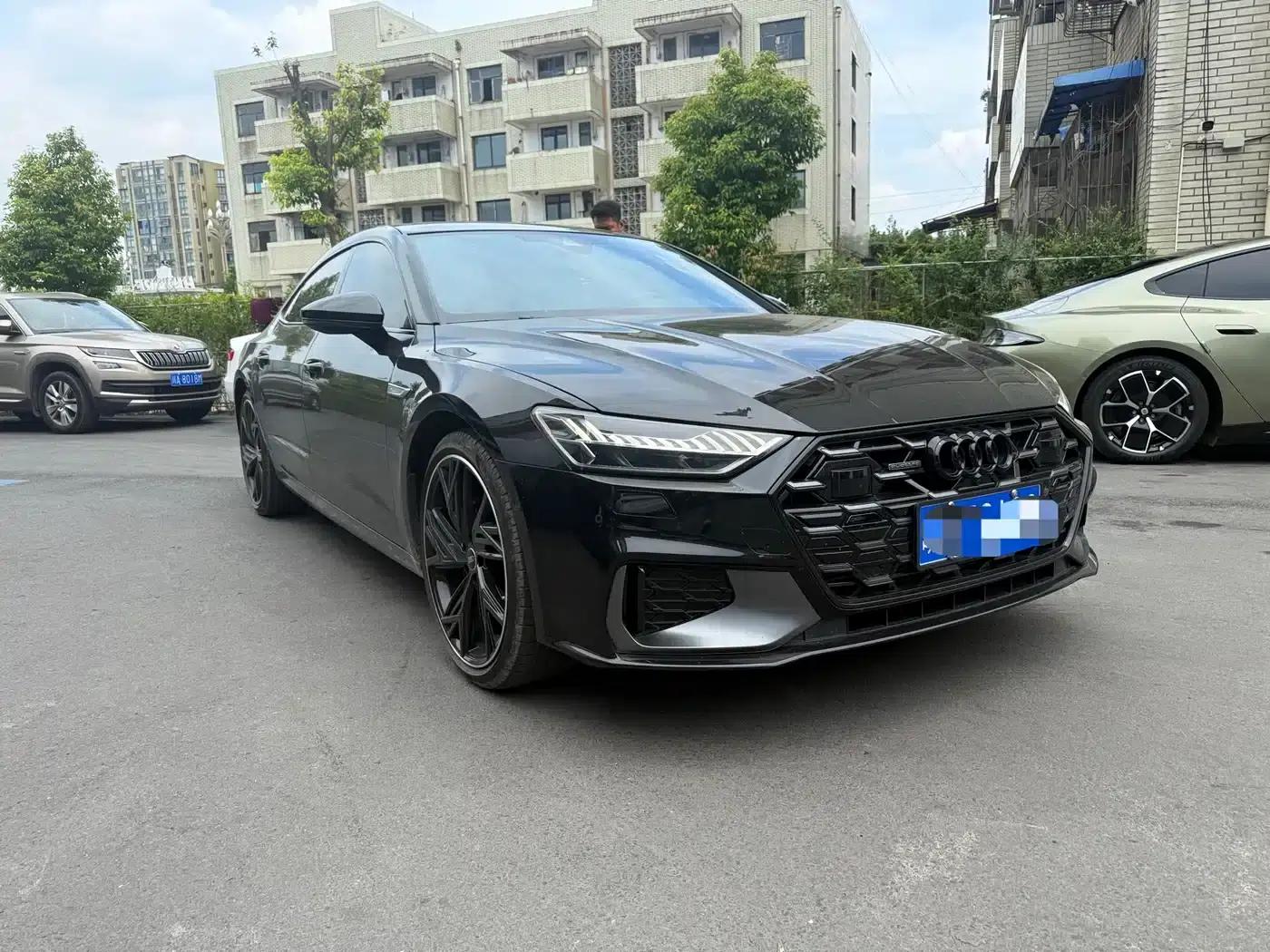 Audi A7L 2024 45 TFSI quattro S-line Black Knight Edition — миниатюра 3