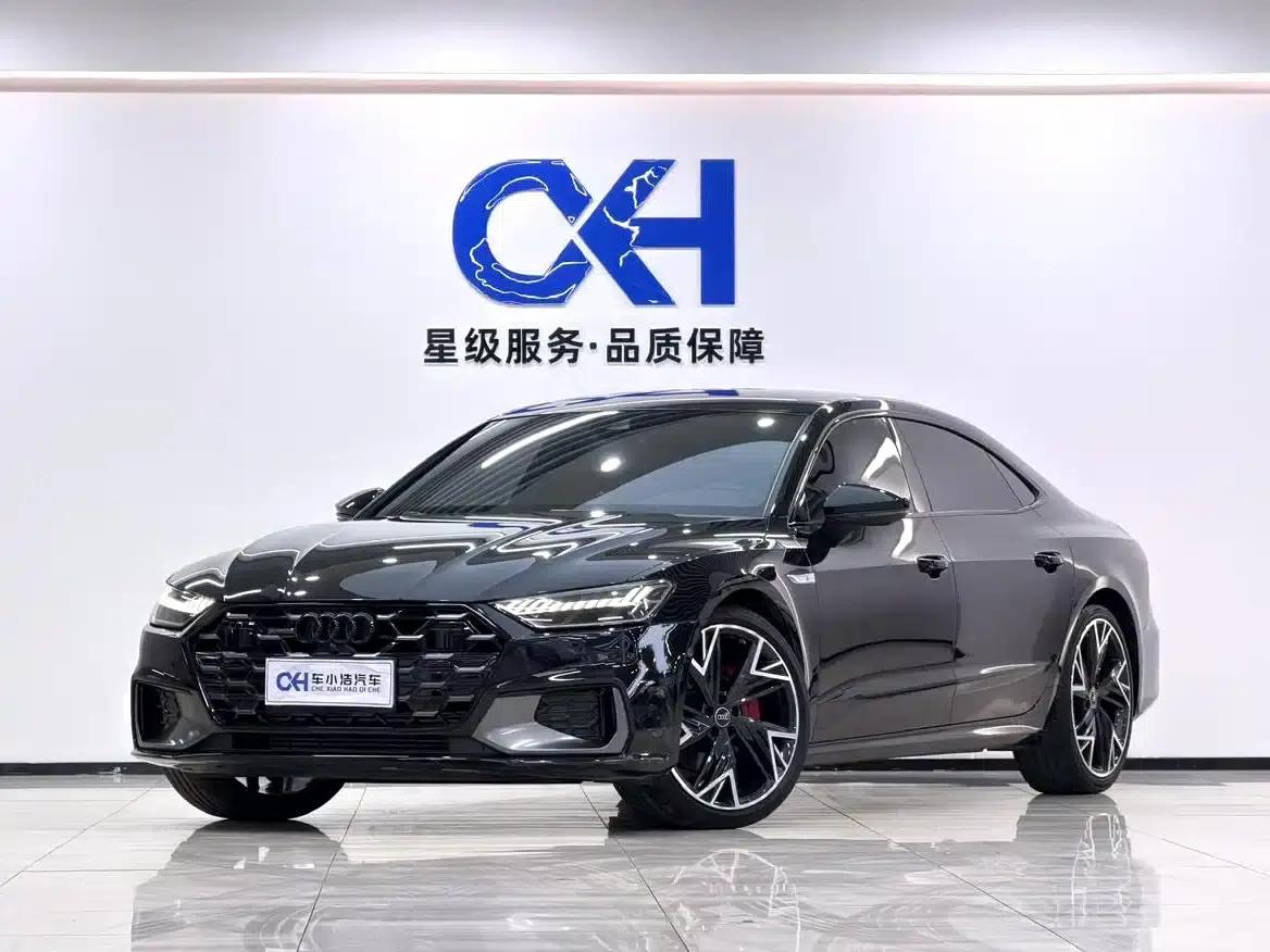 Audi A7L 2024 45 TFSI quattro S-line Black Knight Edition — миниатюра 1