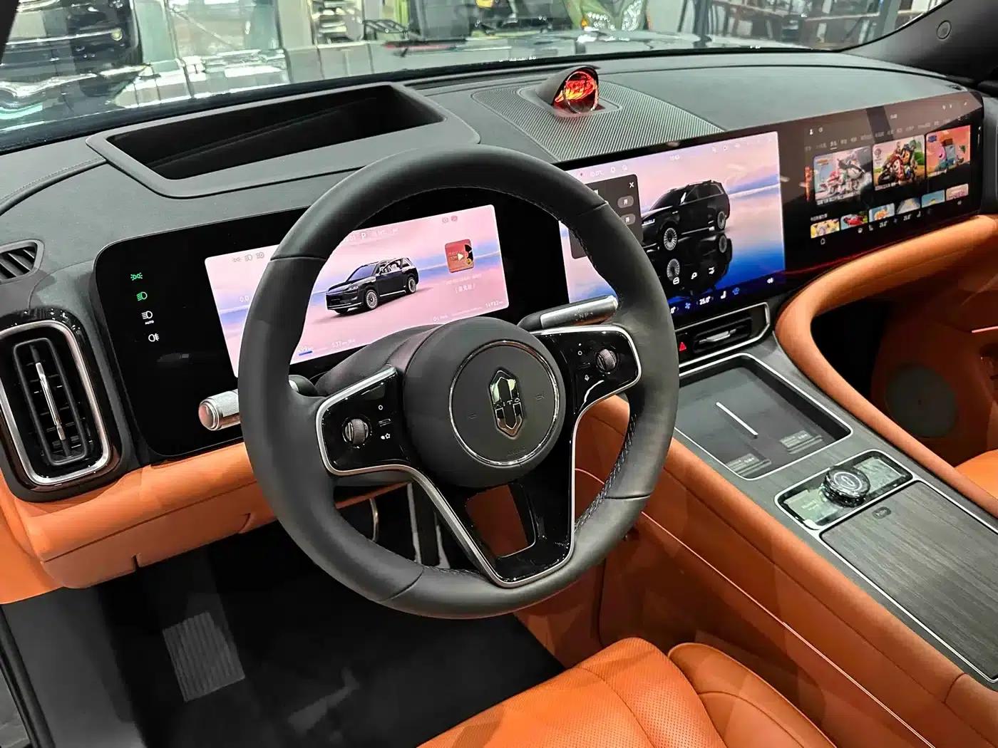 Wenjie M9 2025 Ultra Extended Range Edition 52kWh 6-Seat Version (192-line LiDAR) — миниатюра 10
