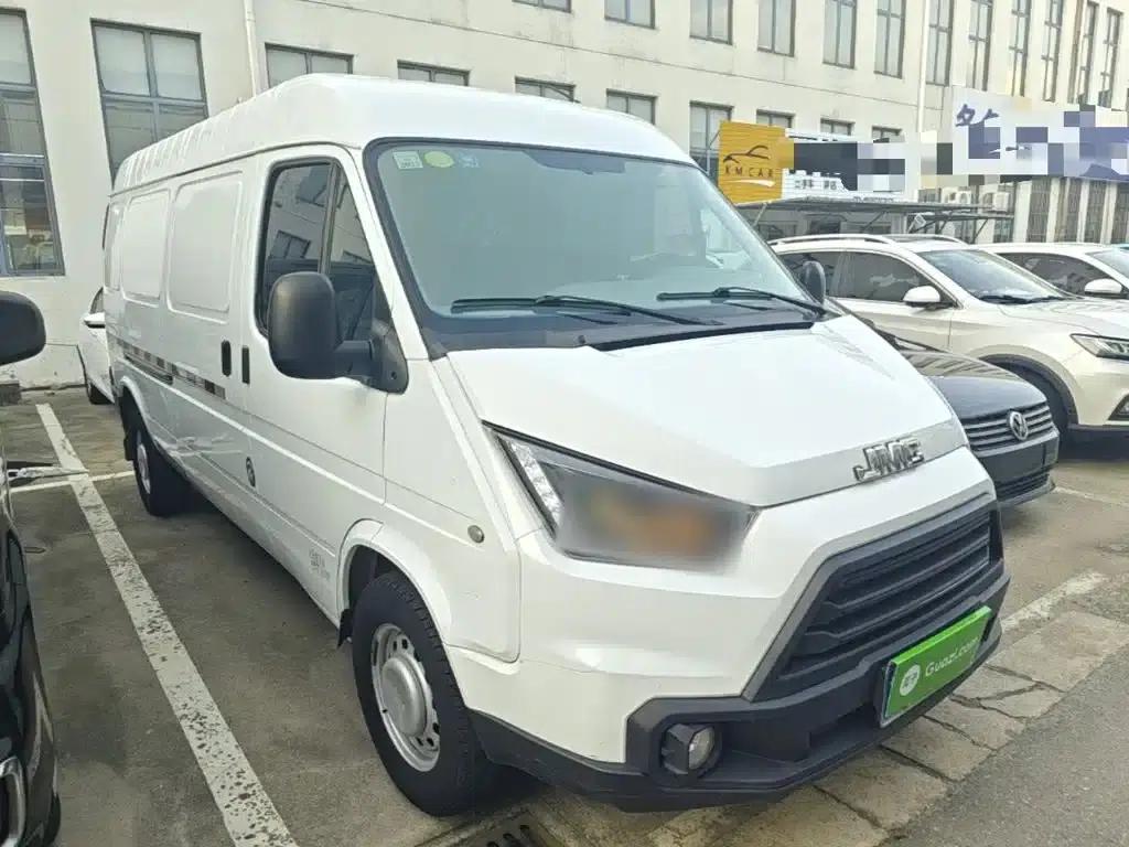 Teshun 2019 2.8T Commercial Vehicle Long Wheelbase Mid-Roof 3 Seats Single Rear Tire National VI Emission Standard JX493 — миниатюра 4