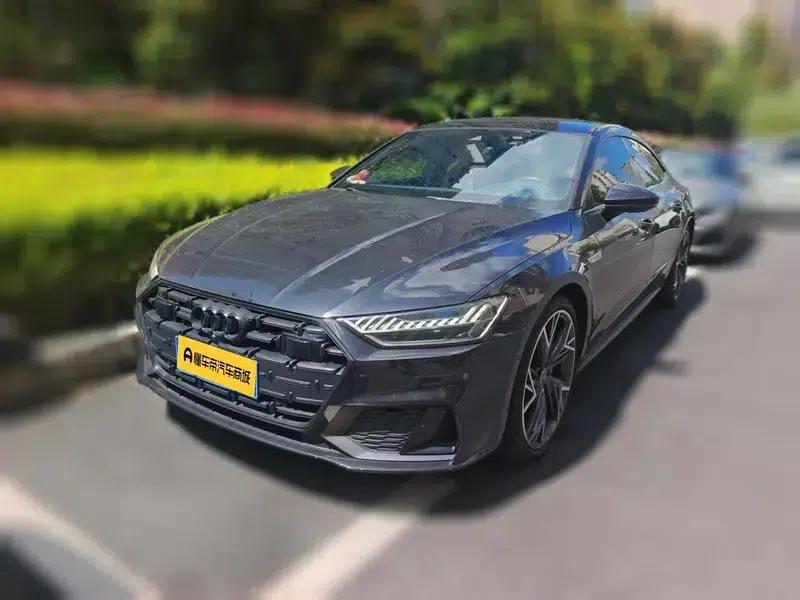 Audi A7L 2023 45 TFSI quattro S-line Black Knight Edition — миниатюра 1
