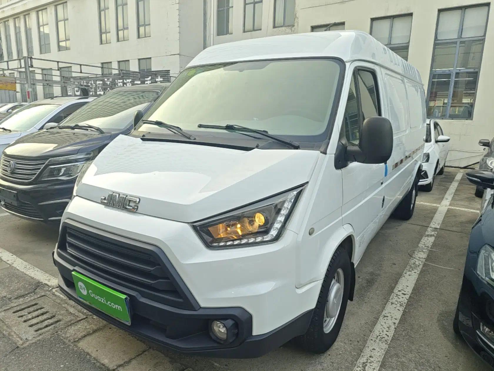 JMC Transit 2019 2.8T Commercial Version Long Wheelbase Mid-Roof 3-Seater Rear Single Tire China VI Emission Standard – JX493 — миниатюра 1