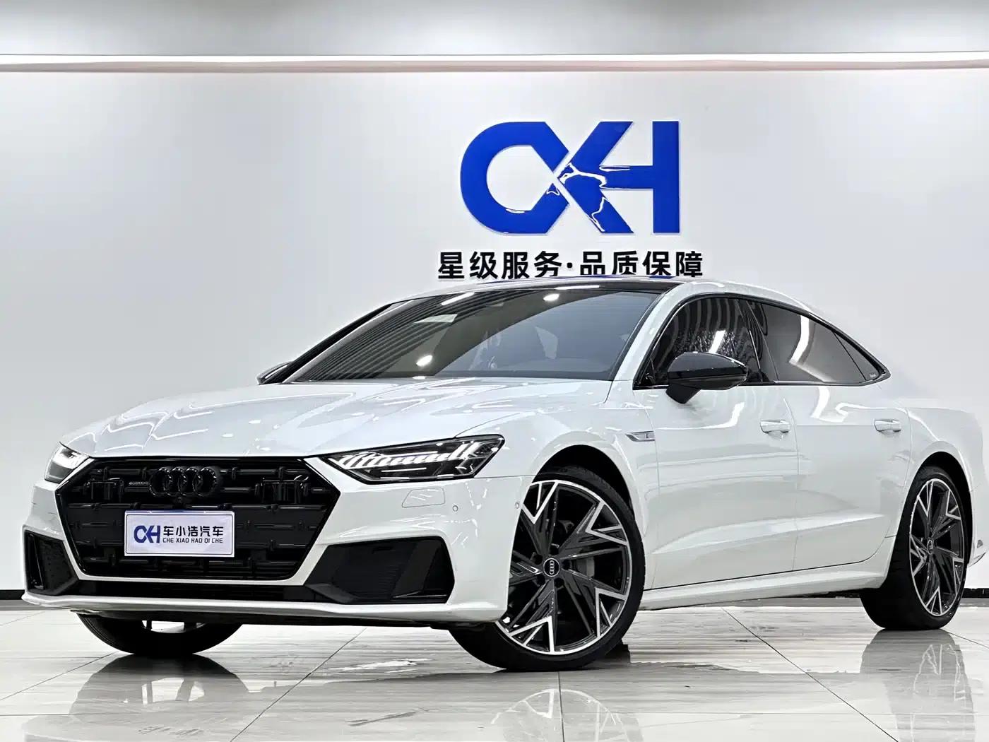 Audi A7L 2022 45 TFSI quattro S-line White Wizard Edition — миниатюра 1