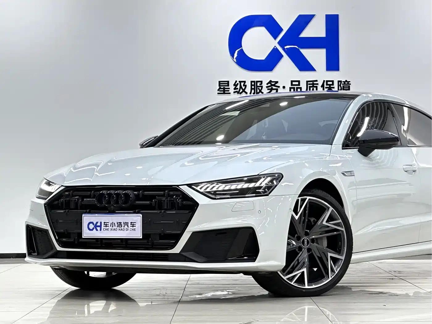 Audi A7L 2022 45 TFSI quattro S-line White Wizard Edition — миниатюра 2