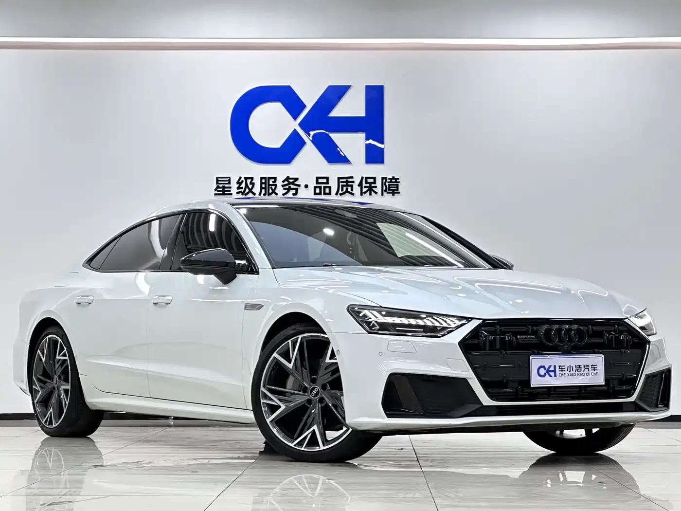 Audi A7L 2022 45 TFSI quattro S-line White Wizard Edition — миниатюра 5