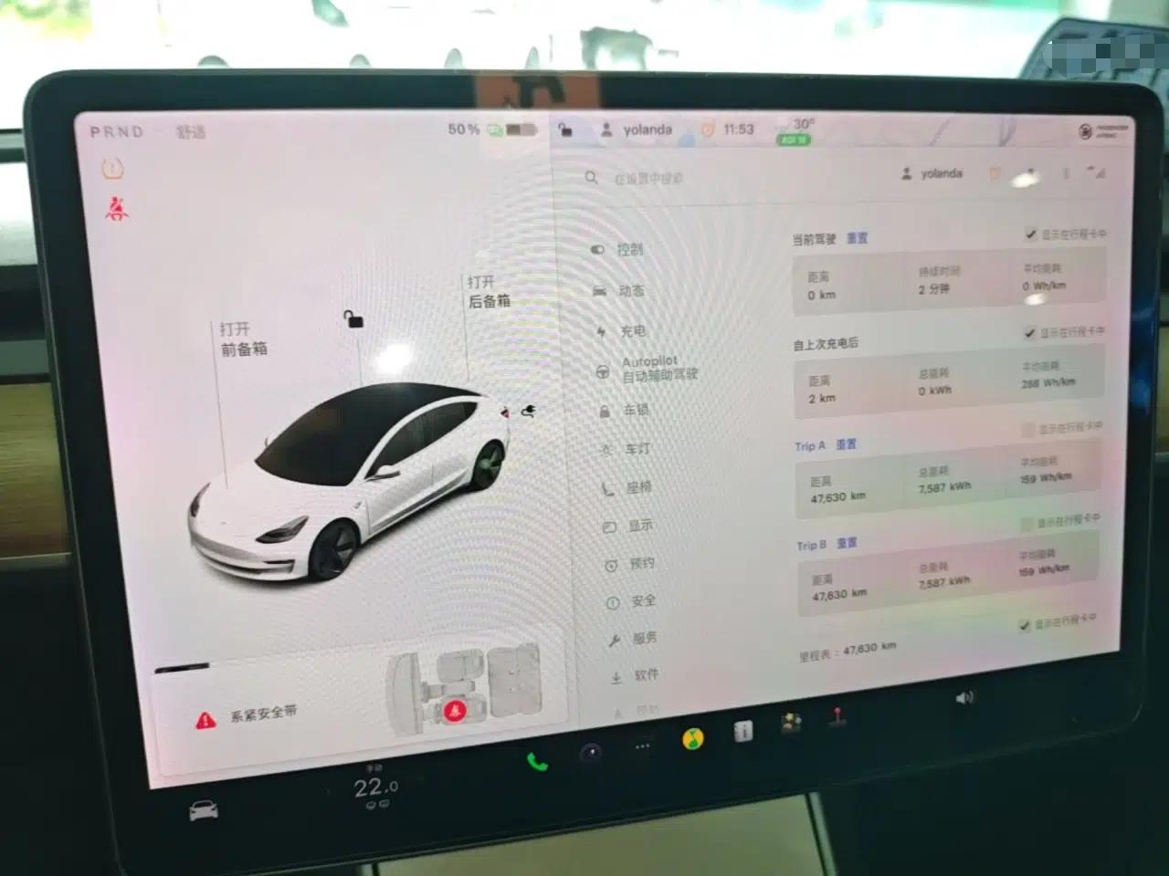 Tesla Model 3 2019 Long-Range Rear-Wheel-Drive Version — миниатюра 20