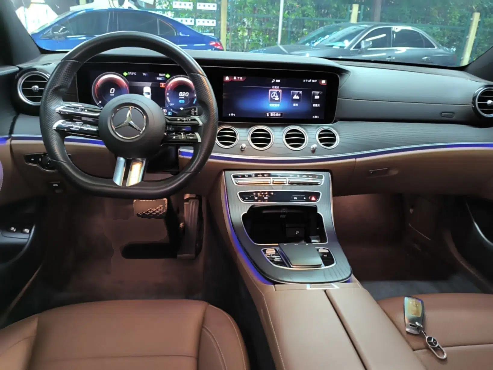 Mercedes-Benz E-Class New Energy 2022 E 350 e L Plug-in Hybrid Sports Sedan — миниатюра 12