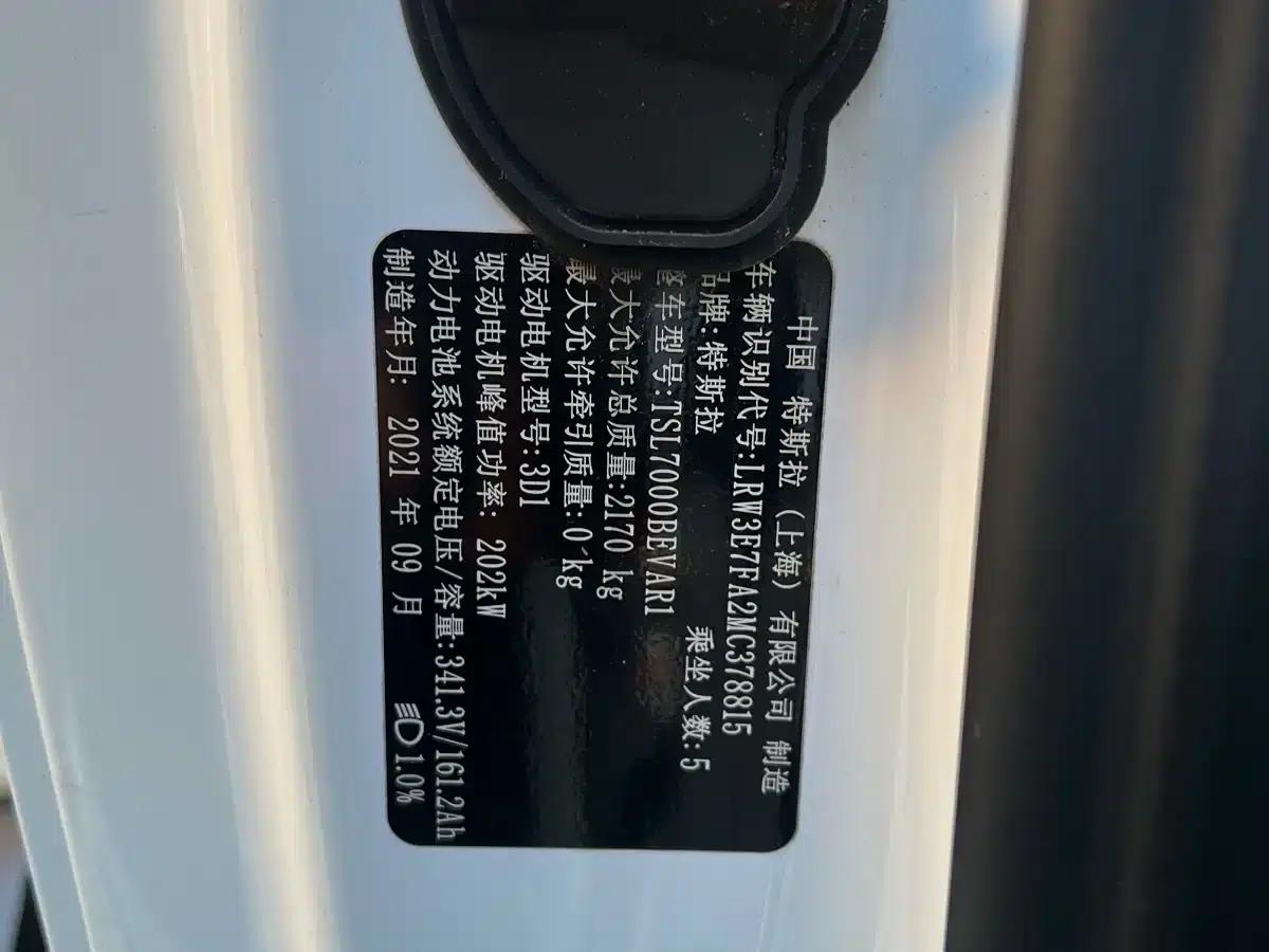 Model 3 2021 Facelift Standard Range Rear-Wheel Drive Upgrade Version 3D1 — миниатюра 11
