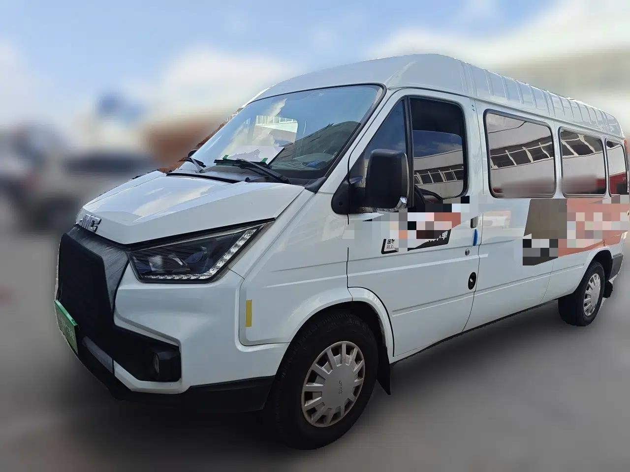 JMC Transit 2019 2.8T Commercial Version Long Wheelbase Mid-Roof 6-Seater Rear Single Tire China VI Emission Standard – JX493 — миниатюра 1